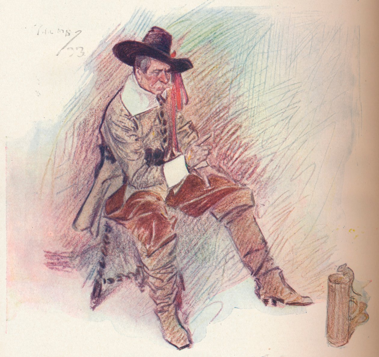 A betolakodó, c1899, 1903 alkotó: Philip William May