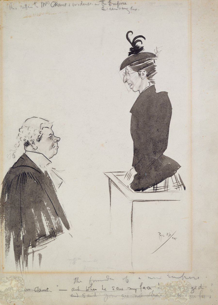 A tanú (Mrs. Chant) alkotó: Philip William May