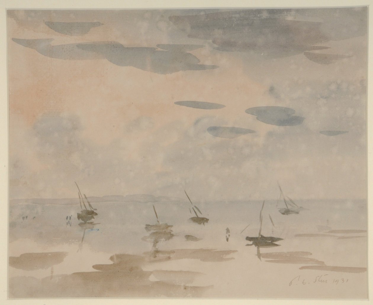 (akvarell papíron) alkotó: Philip Wilson Steer