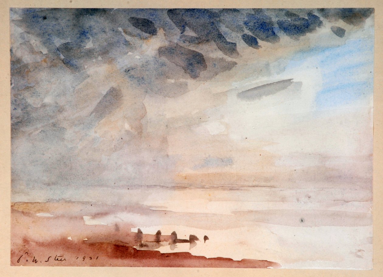Felhős nap, Whitstable alkotó: Philip Wilson Steer