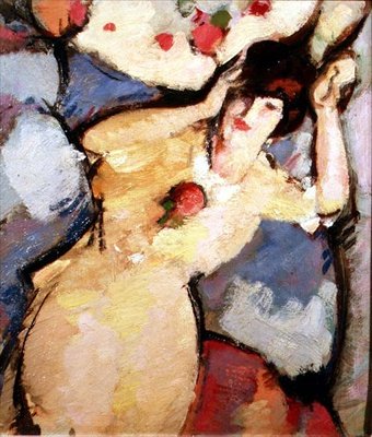 Lány feküdt a kanapén alkotó: Philip Wilson Steer