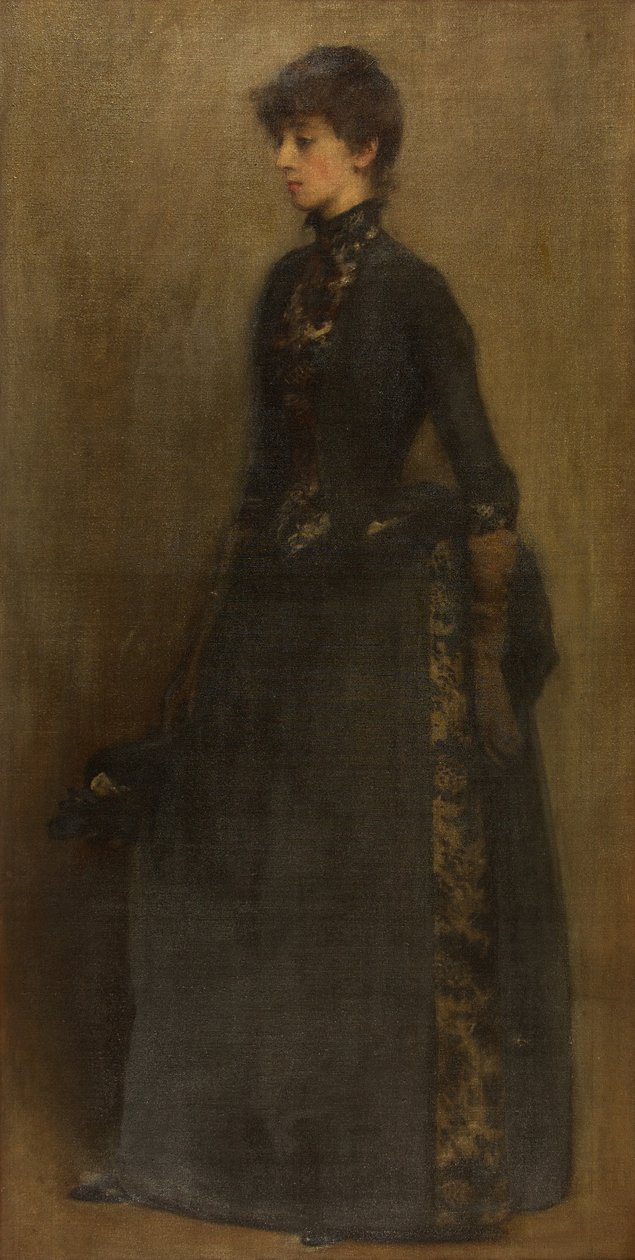 Lady in Grey: Mrs Montgomery (olaj, vászon) alkotó: Philip Wilson Steer