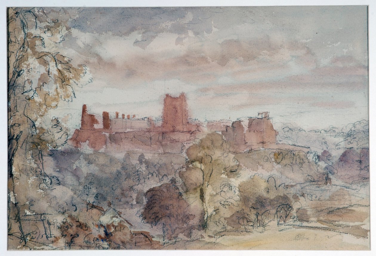Richmond kastély, Yorkshire alkotó: Philip Wilson Steer