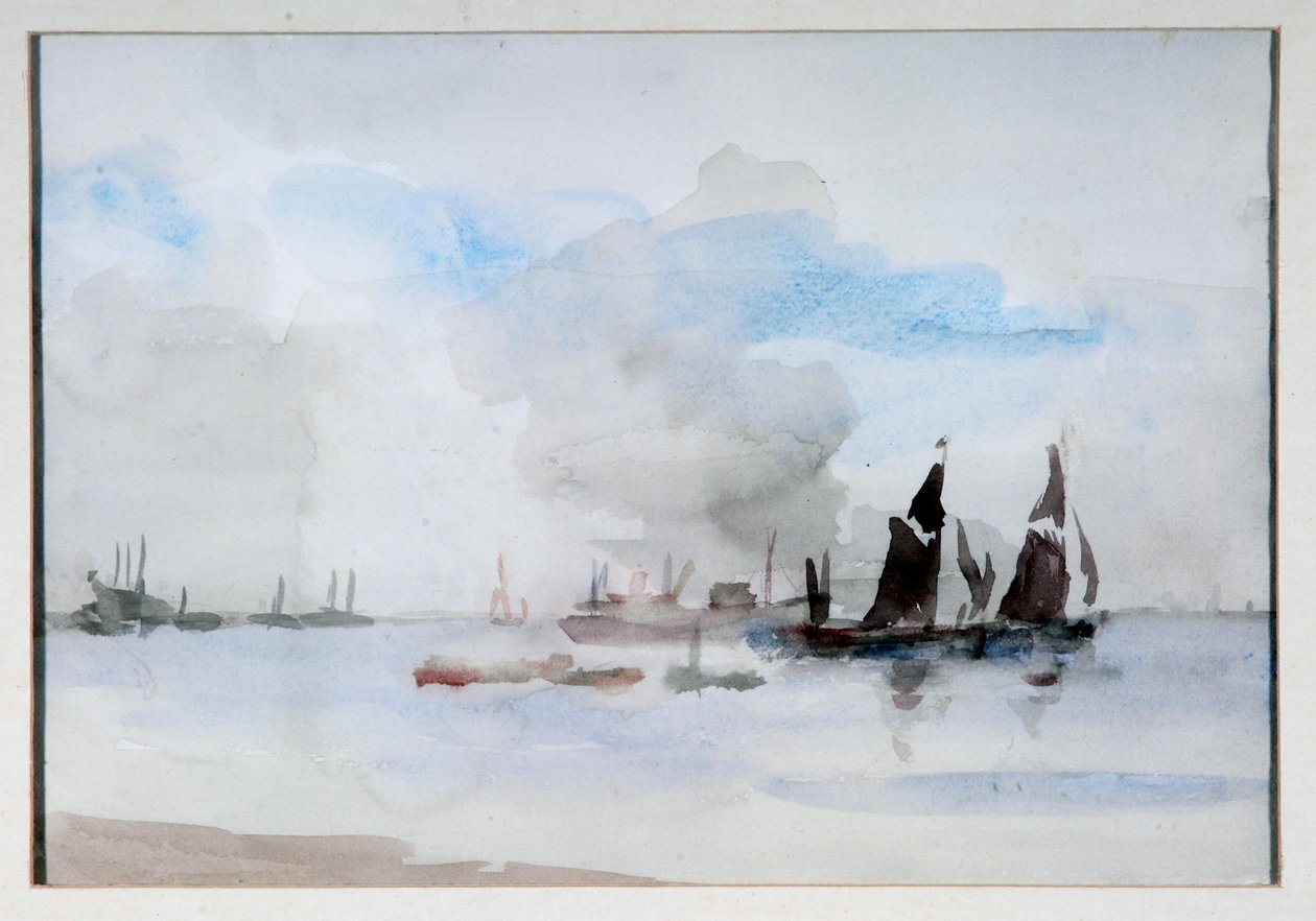 Thames Barges, Greenhithe alkotó: Philip Wilson Steer