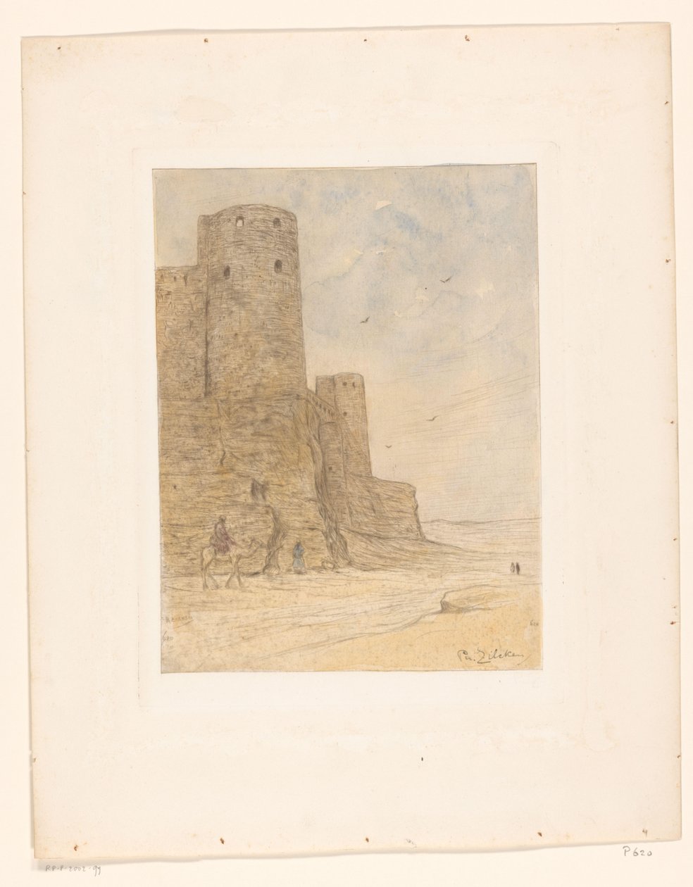 Erőd a sivatagban Les remparts de Salladin (eredeti cím) alkotó: Philip Zilcken (signed by artist)
