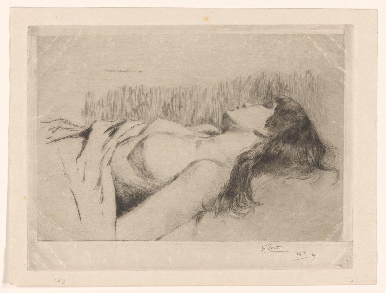 Ó örök káosz (eredeti cím a tárgyon) alkotó: Philip Zilcken (signed by artist)