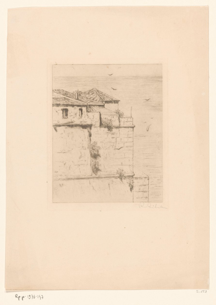 Oud Turks erőd Algírban A régi török ​​erőd (Algír) (eredeti cím) alkotó: Philip Zilcken (signed by artist)