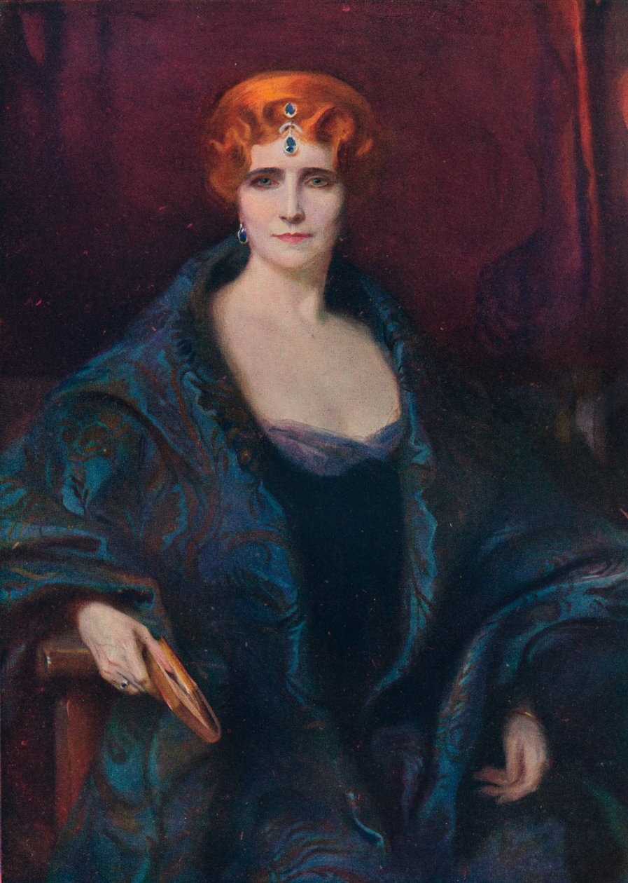 Elinor Glyn asszony portréja, 1912 alkotó: Philip de László