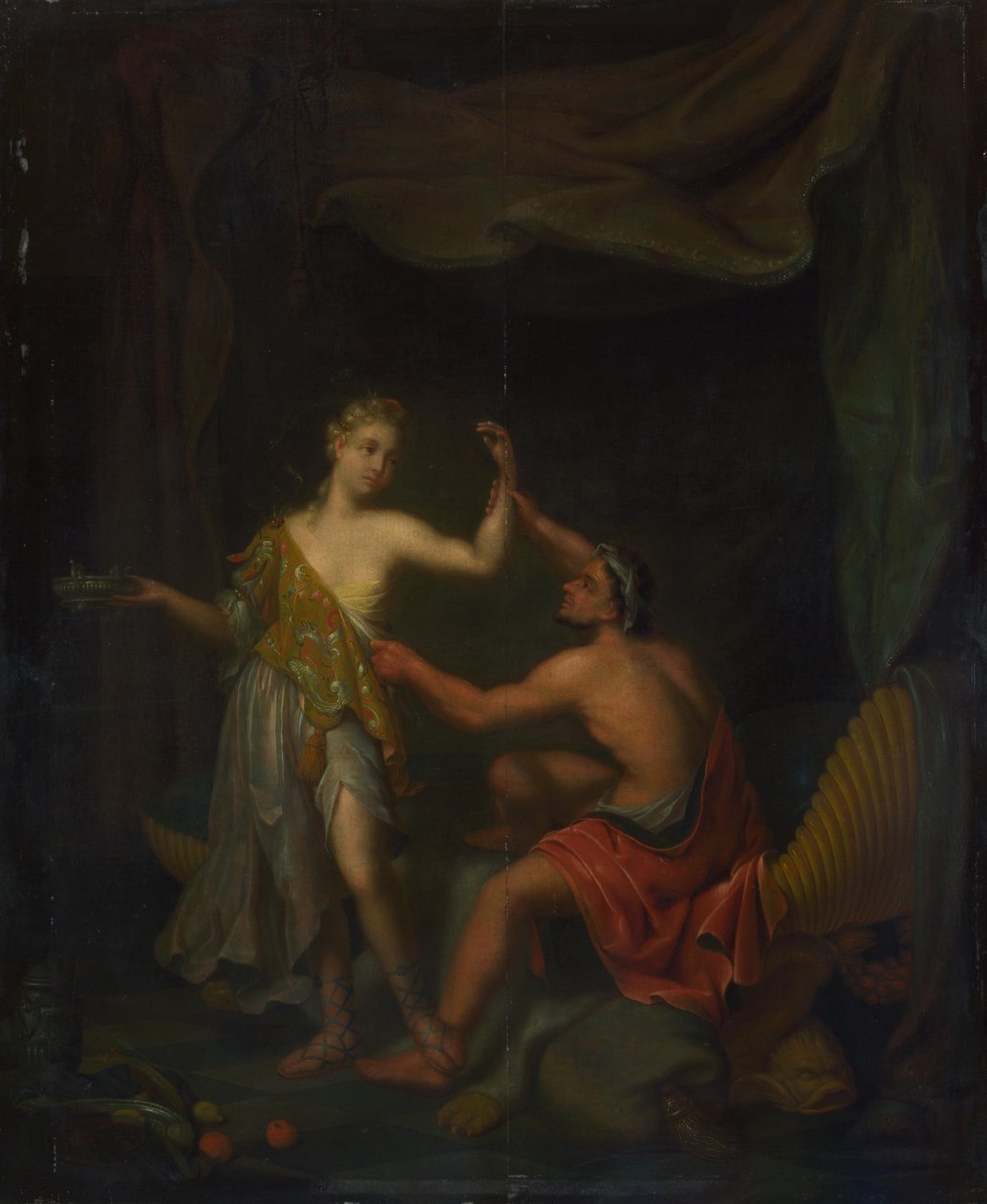 Amnon Tamar megerőszakolása, 1718 után alkotó: Philip van Santvoort