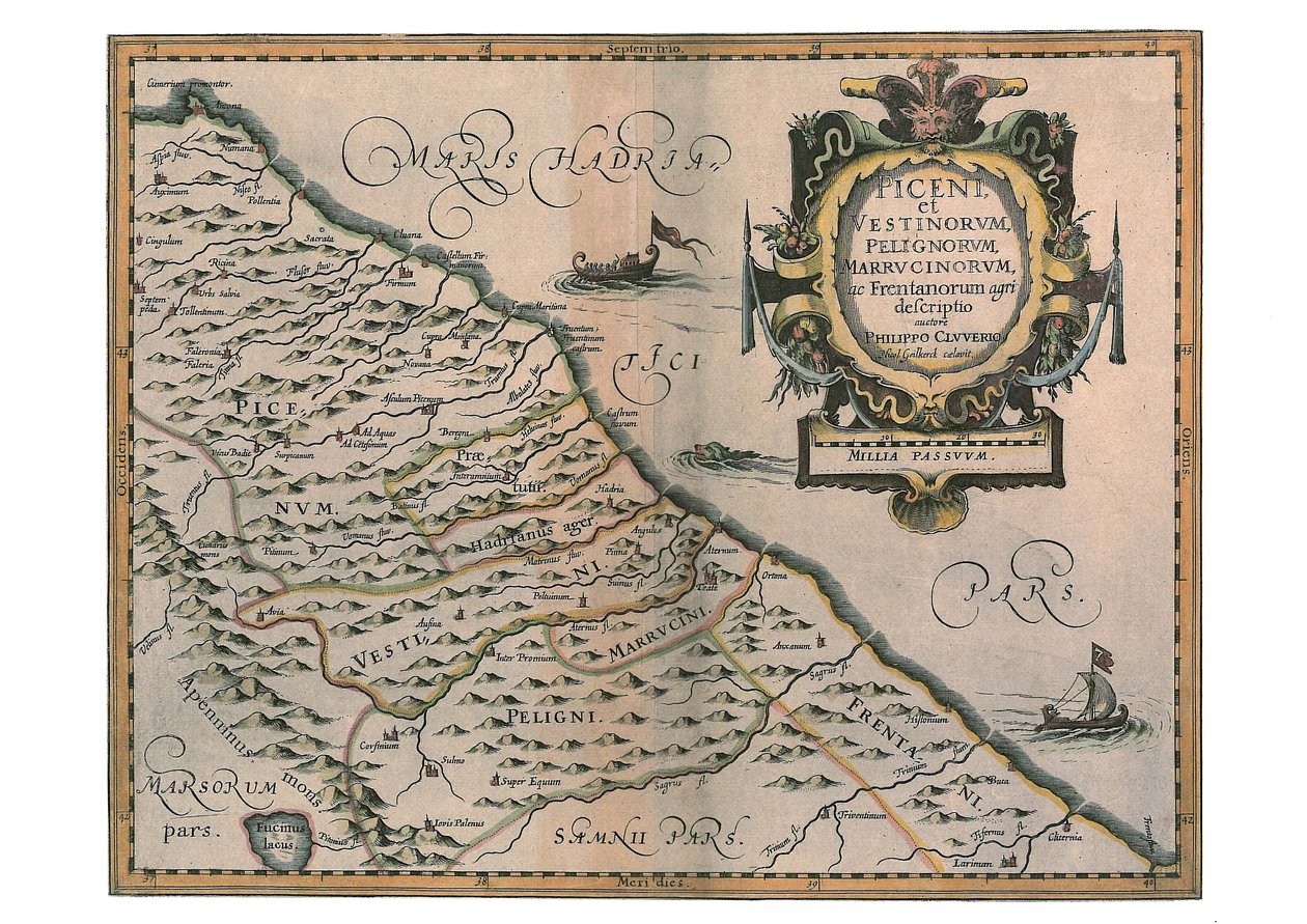a Piceni és a Vestini, a Peligni és a Marrucini alkotó: Philipp Clüver