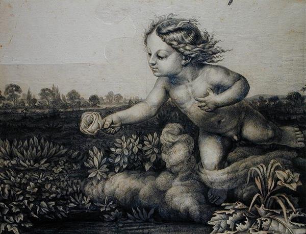 Zsinn rózsával, 1809 alkotó: Philipp Otto Runge