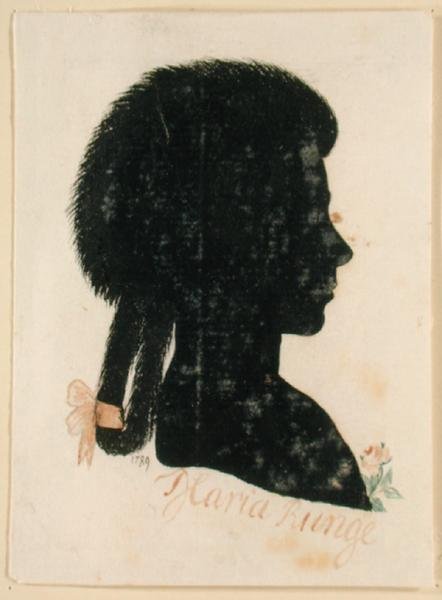 Maria Elisabeth Runge (sz.1763), 1789 (indiai tinta papíron) alkotó: Philipp Otto Runge