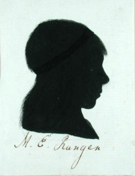 Maria Elizabeth Runge (sz.1763) (indiai tinta papíron) alkotó: Philipp Otto Runge