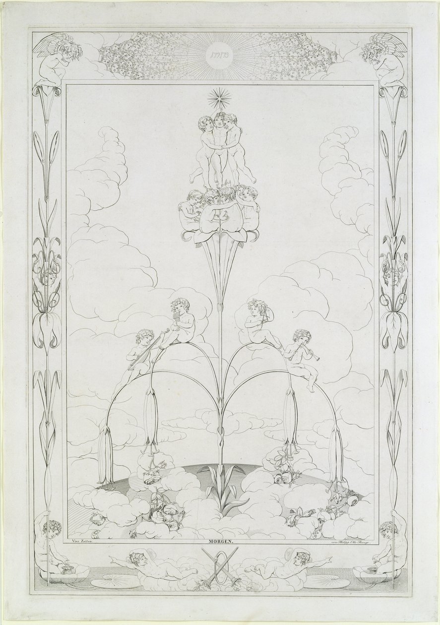 Reggel, 1805 alkotó: Philipp Otto Runge