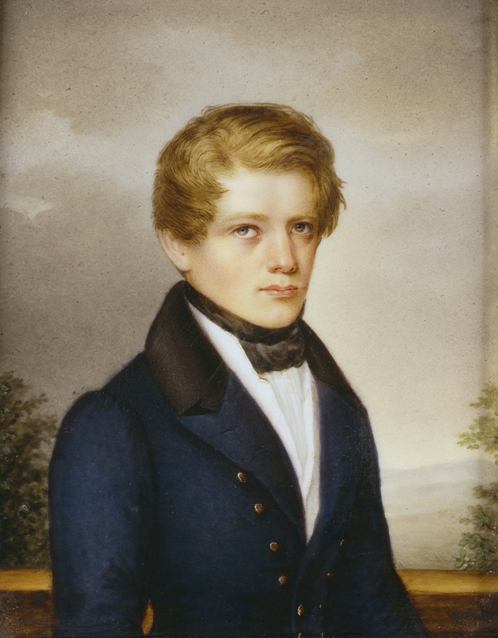 Otto von Bismarck mint diák, 1833 alkotó: Philipp Petri