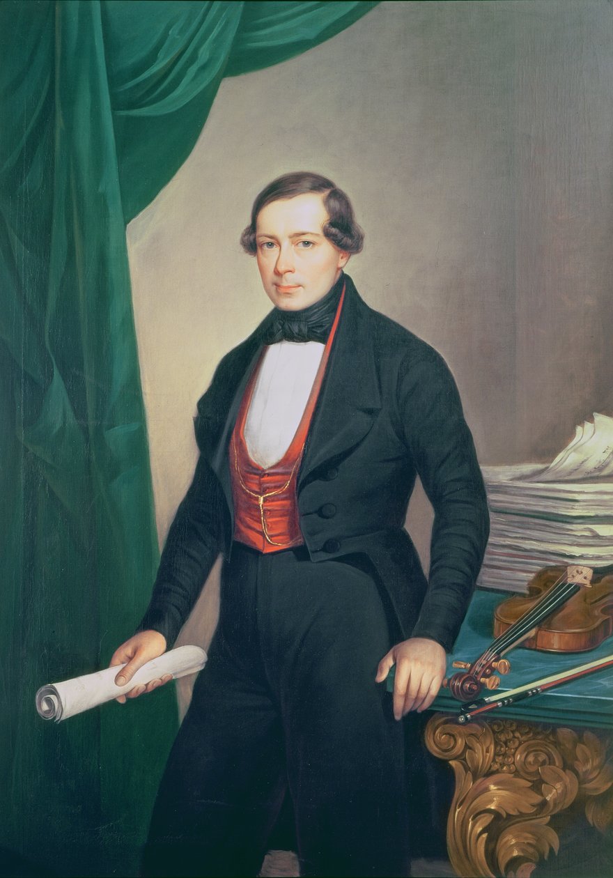 Joseph Lanner (1801-43) A modern bécsi keringő zeneszerzője és alkotója alkotó: Philipp Steidler