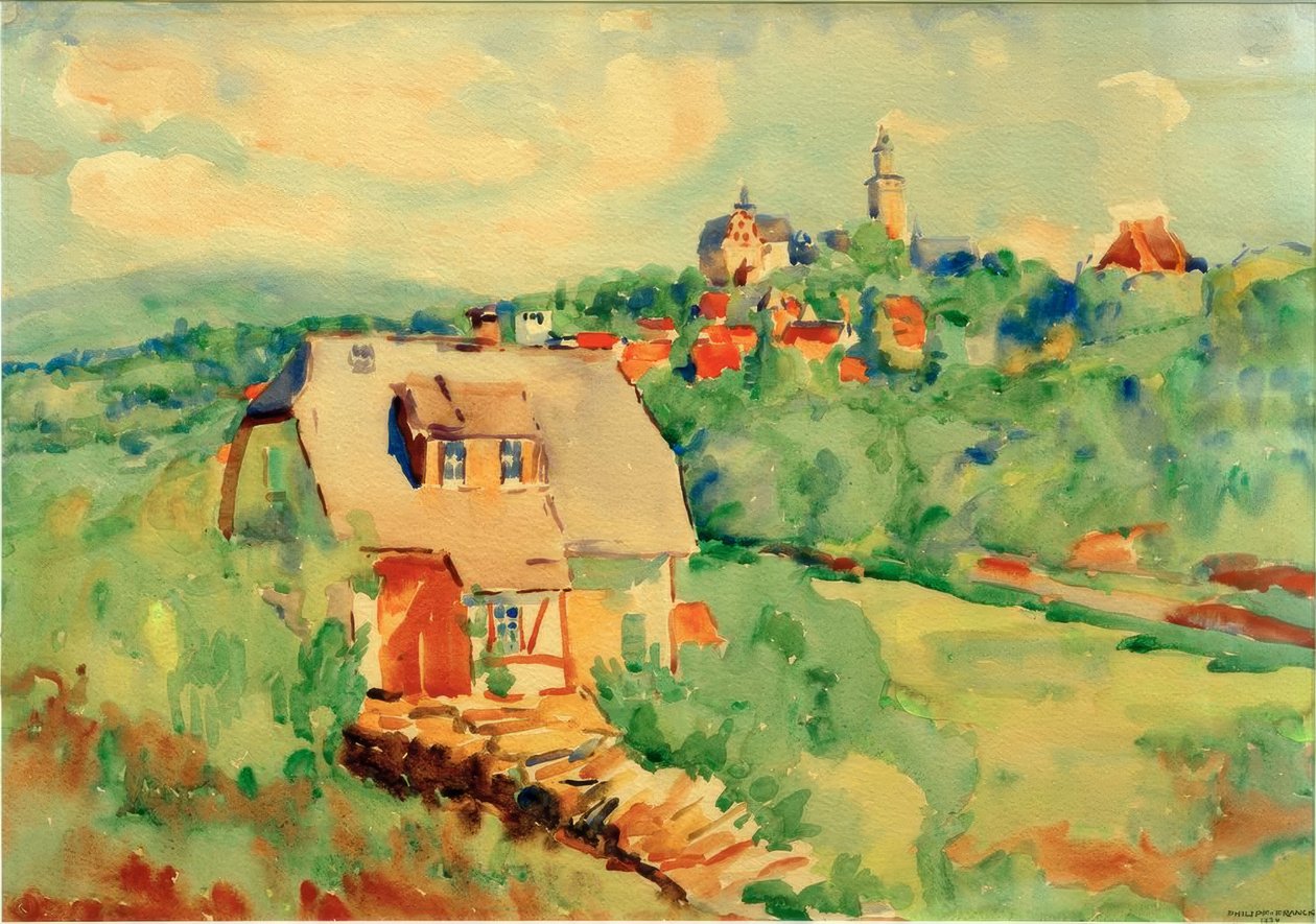 Kronberg kilátása alkotó: Philipp Franck