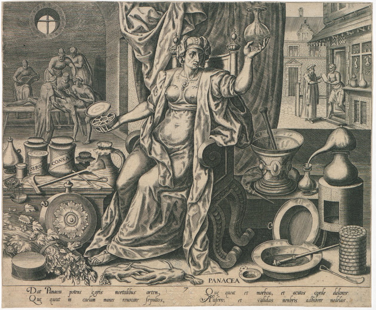 Panacea, 1574. alkotó: Philipp Galle