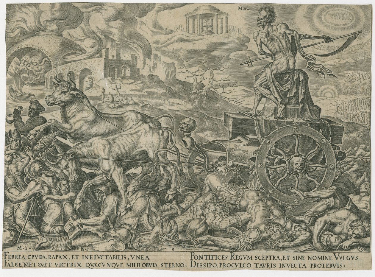 A halál diadala c. 1565. alkotó: Philipp Galle