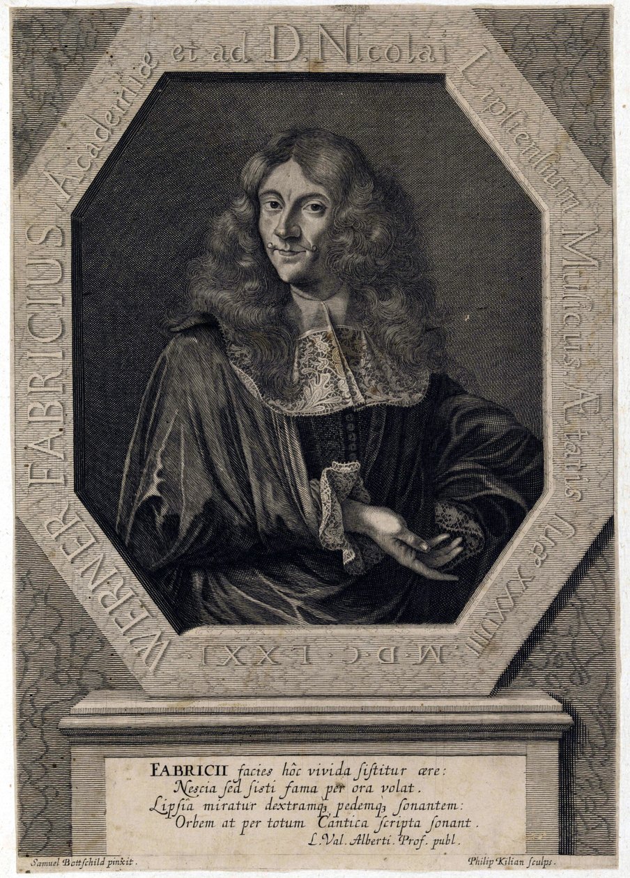 Az ábrázolt személy: Werner Fabricius alkotó: Philipp Kilian