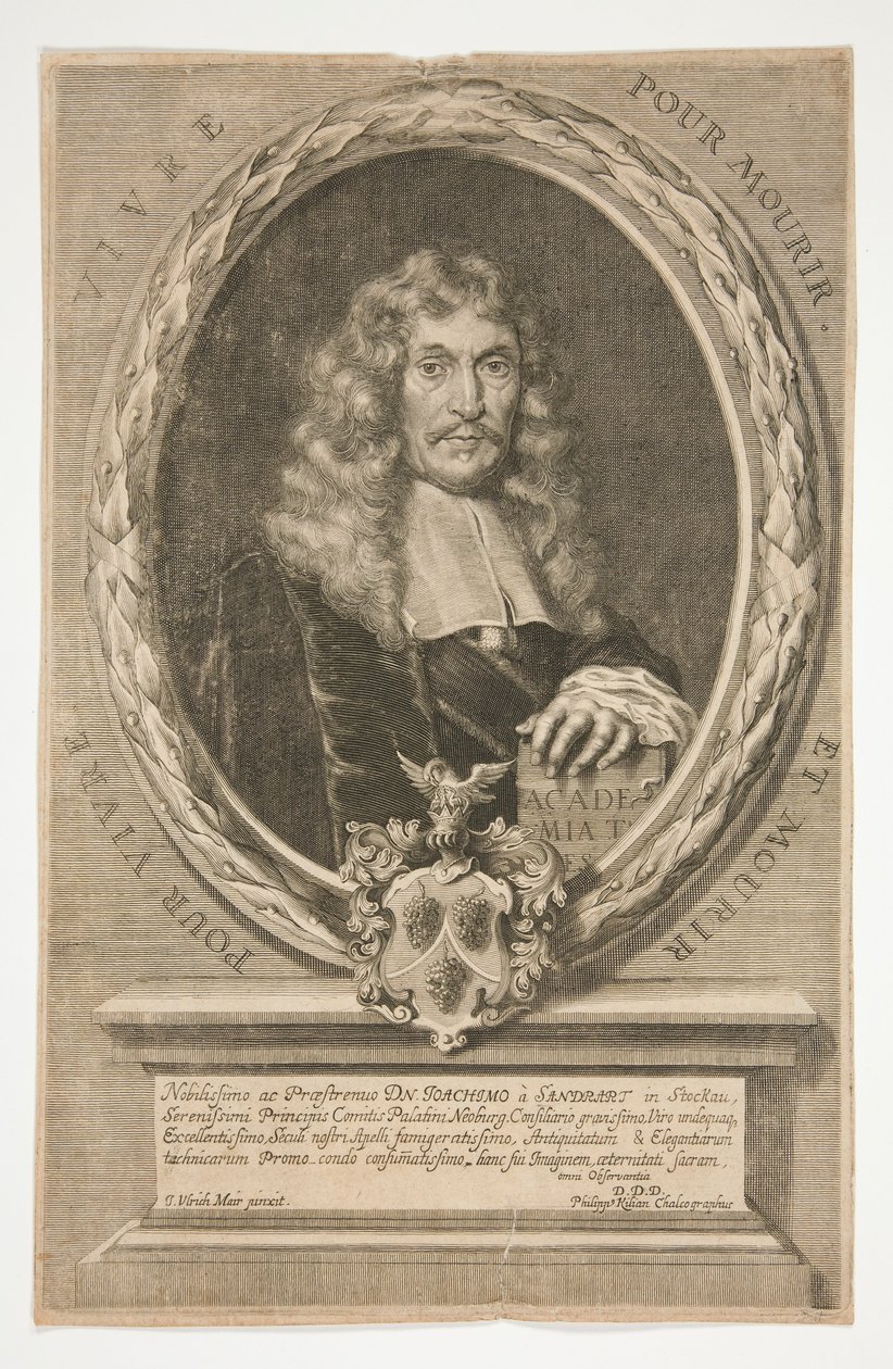 Joachim von Sandraert portréja alkotó: Philipp Kilian