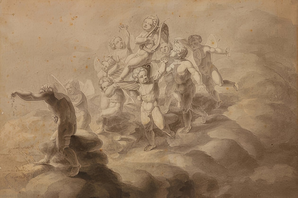 A szerelem diadala. 1800 alkotó: Philipp Otto Runge