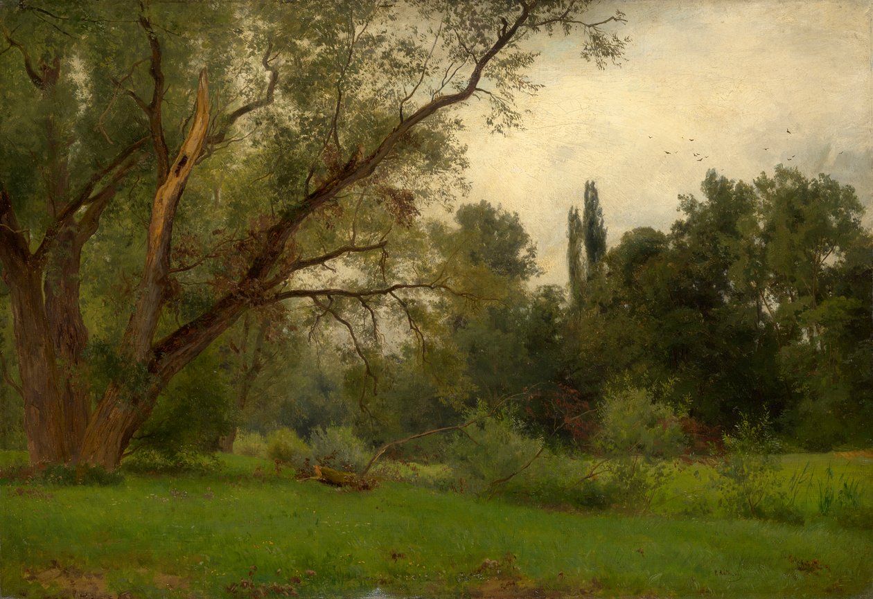 A Kleinheubach am Main parkjában alkotó: Philipp Röth
