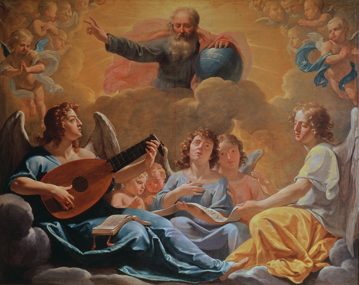 Angyalok koncertje alkotó: Philippe de Champaigne