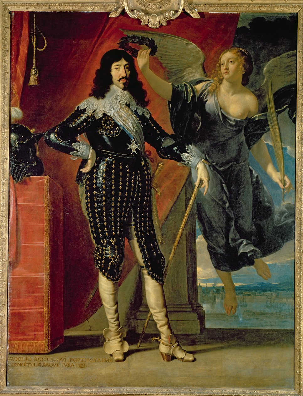 XIII. Lajos (1601-43) Győzelem koronázta meg, 1635 alkotó: Philippe de Champaigne