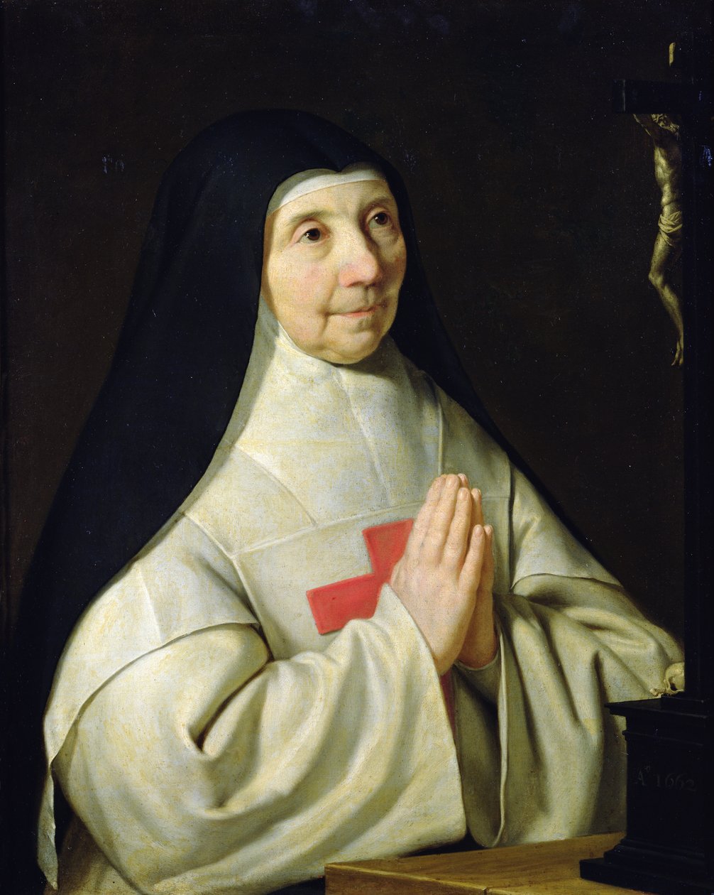 Catherine-Agnes Arnauld portréja, 1662 alkotó: Philippe de Champaigne