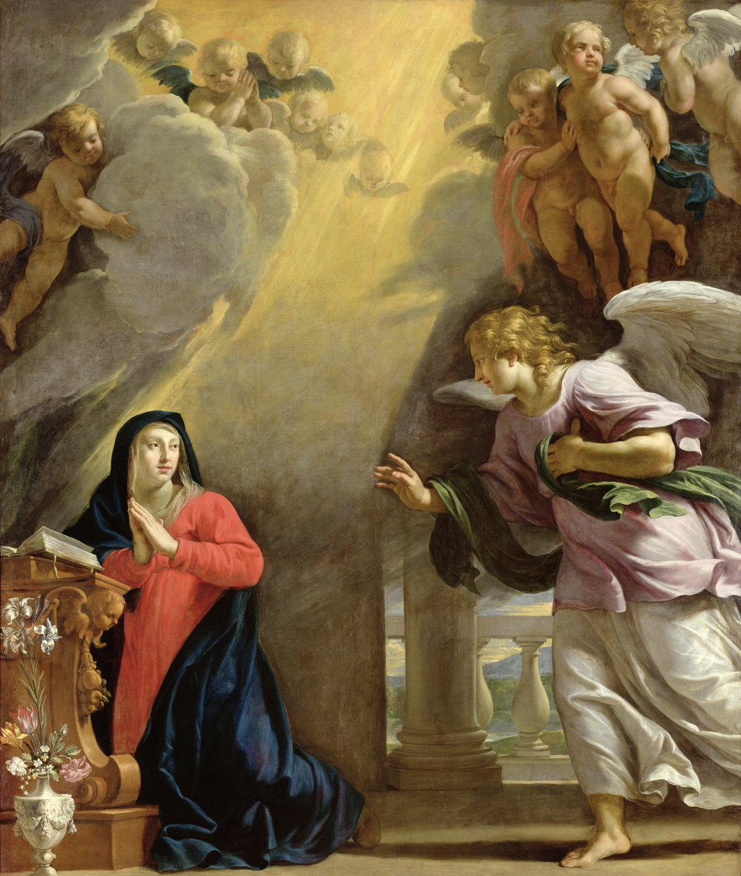 Az Angyali üdvözlet alkotó: Philippe de Champaigne