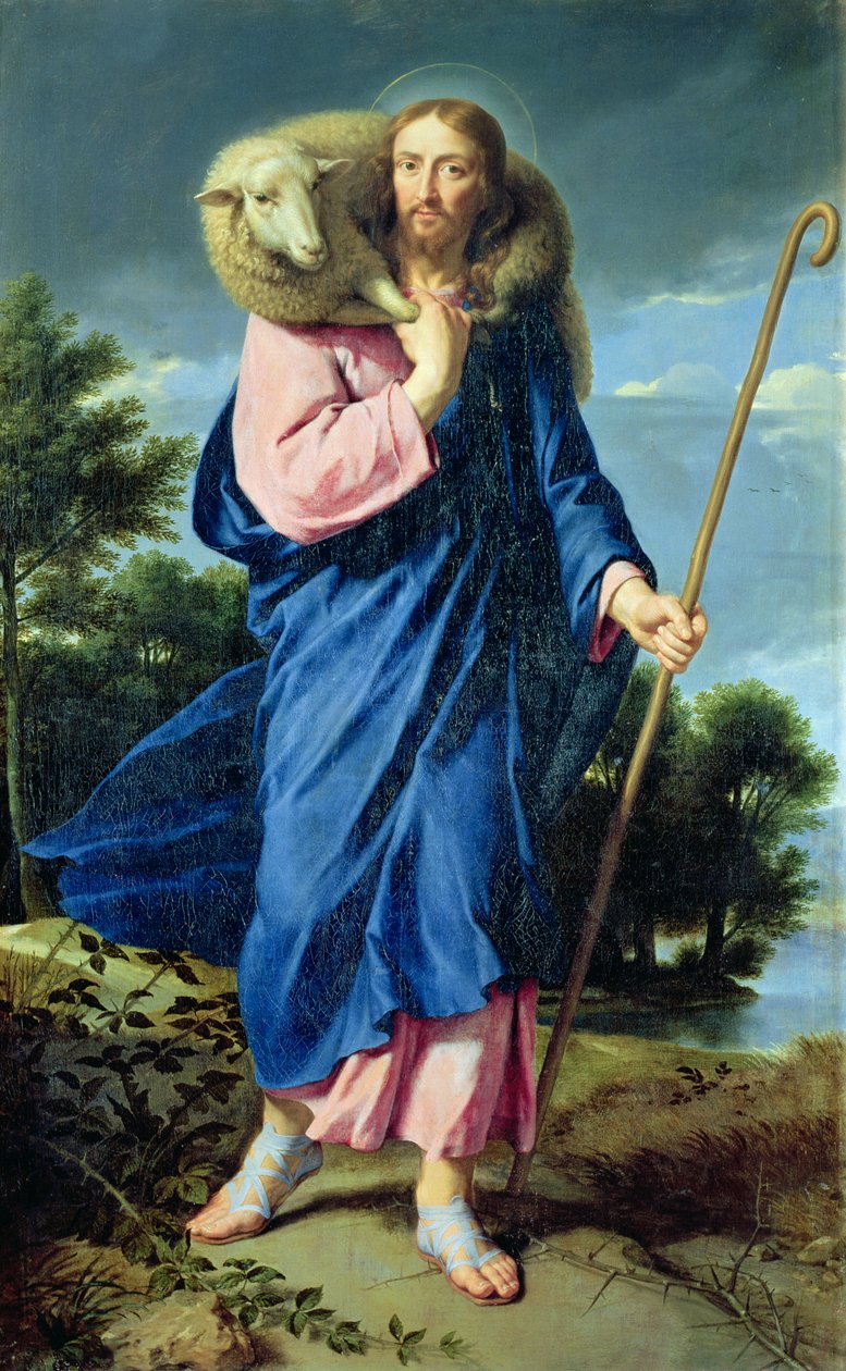 A jó pásztor, 1650-60 körül alkotó: Philippe de Champaigne