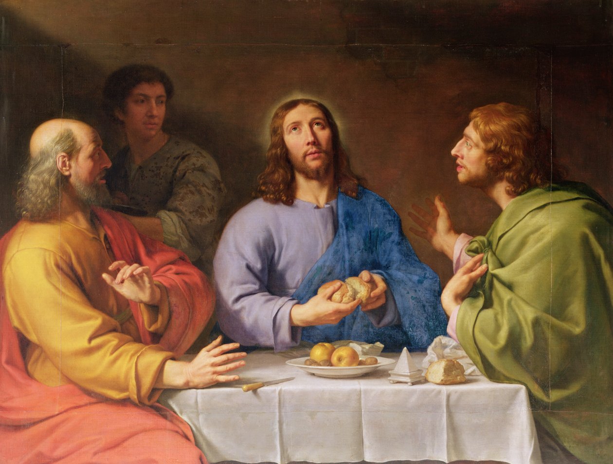 Vacsora Emmausban alkotó: Philippe de Champaigne