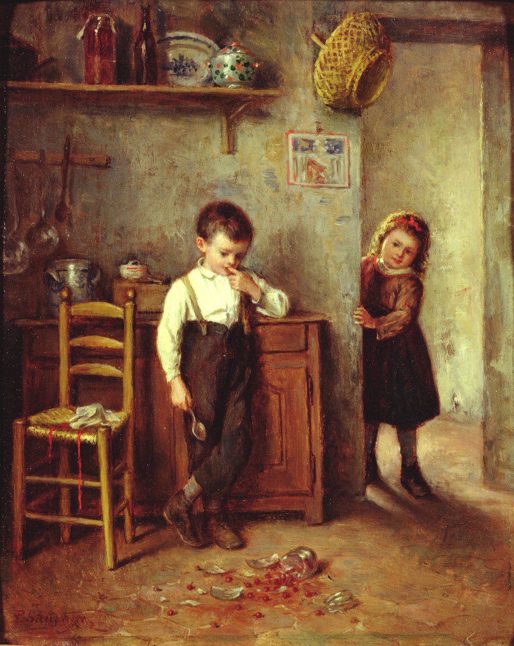 A törött üveg alkotó: Philippe Francois Sauvage