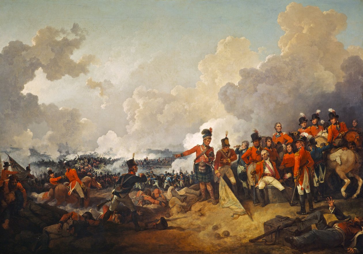 Az alexandriai csata, 1801. március 21 alkotó: Philippe Jacques de Loutherbourg