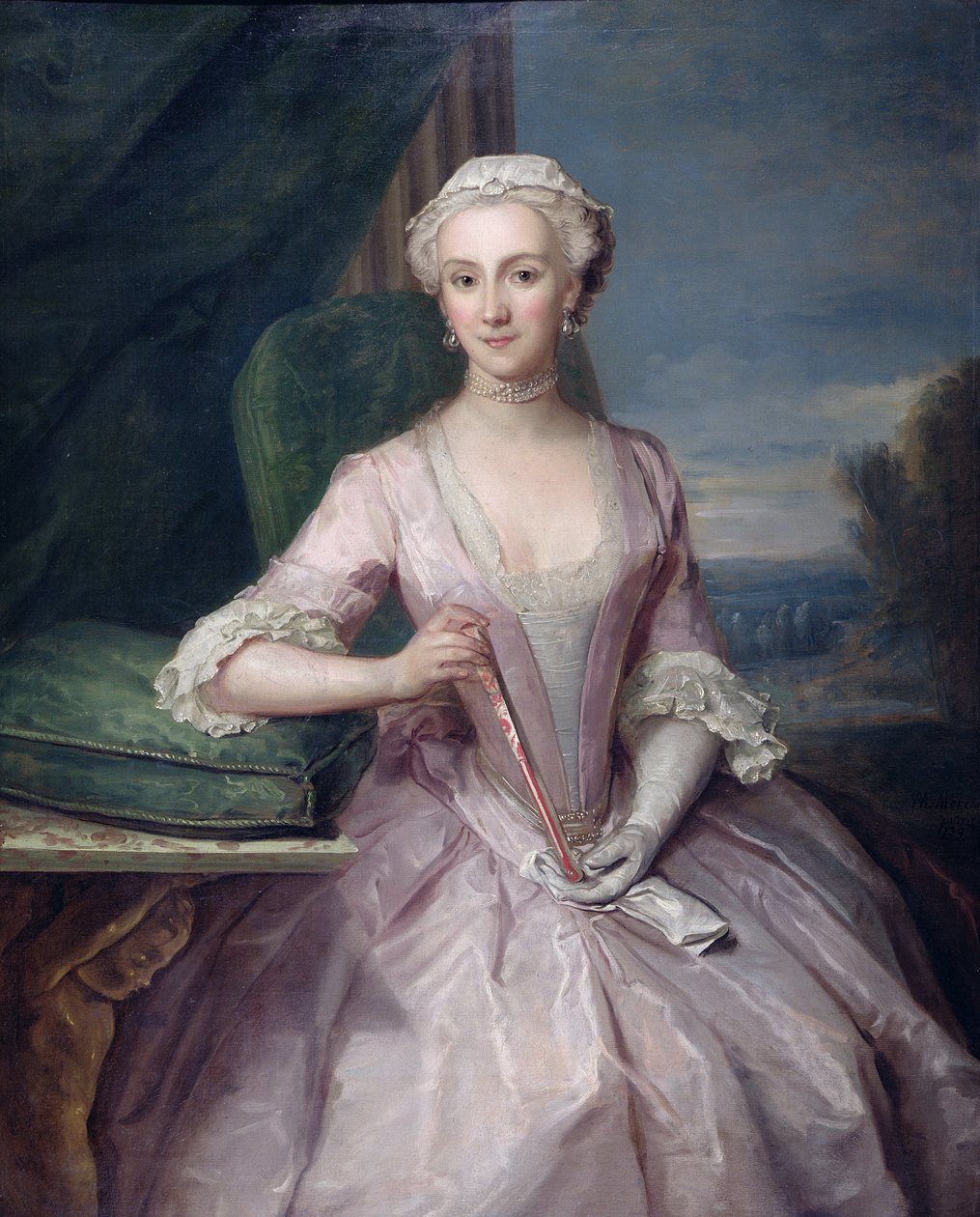 Shakespeare asszony portréja, 1739 alkotó: Philippe Mercier