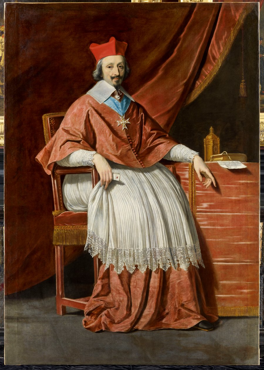 Armand Jean du Plessis de Richelieu portréja alkotó: Philippe de Champaigne