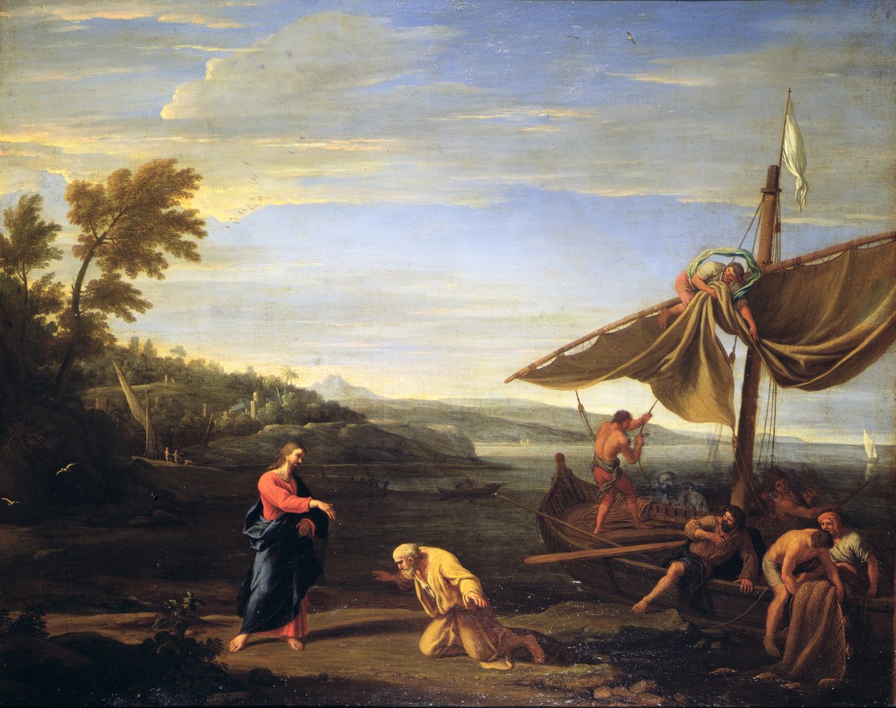Szent Péter elhívása alkotó: Philippe de Champaigne