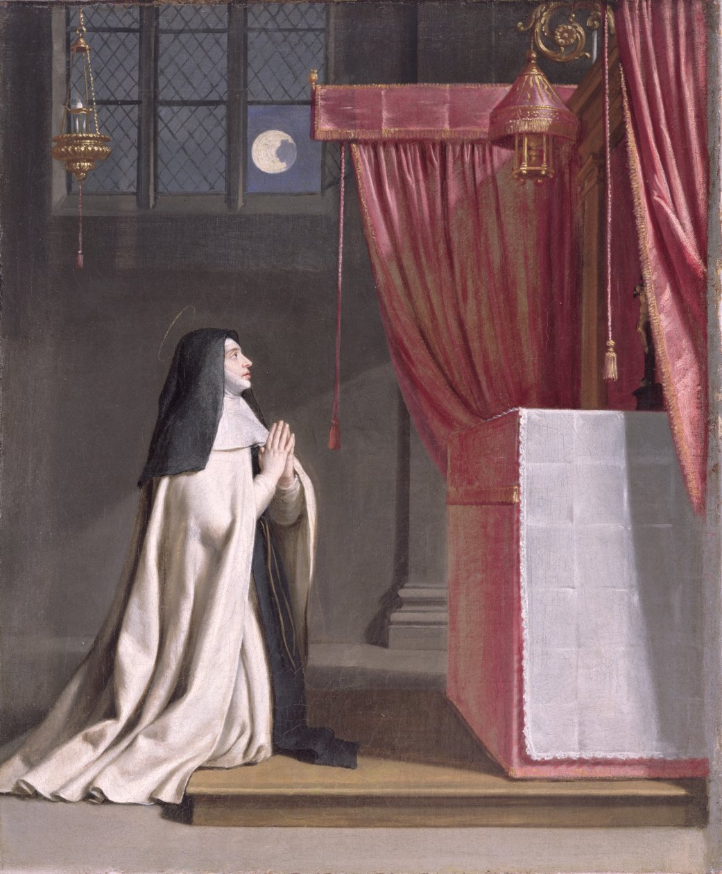 St. Juliana (11912-1258) látomása Mont Cornillonról alkotó: Philippe de Champaigne