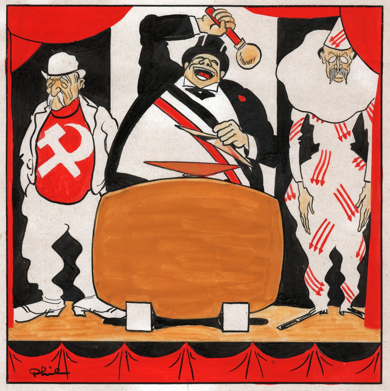 Leon Blum. 1930-1936 (metszet) alkotó: Philippe (1905 1940) Larquier