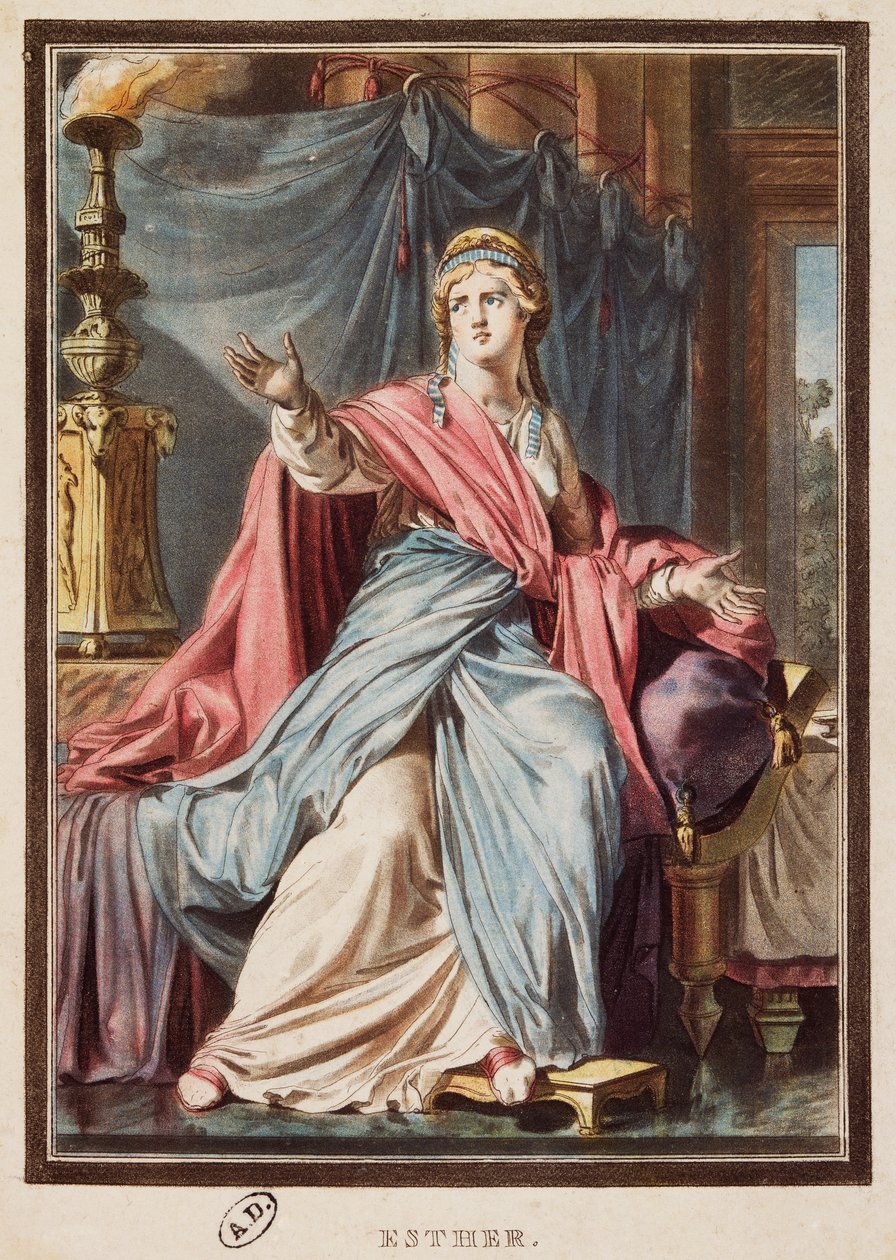 Eszter, Jean Racine Eszter jelmeze, alkotó: Philippe (after) Chery
