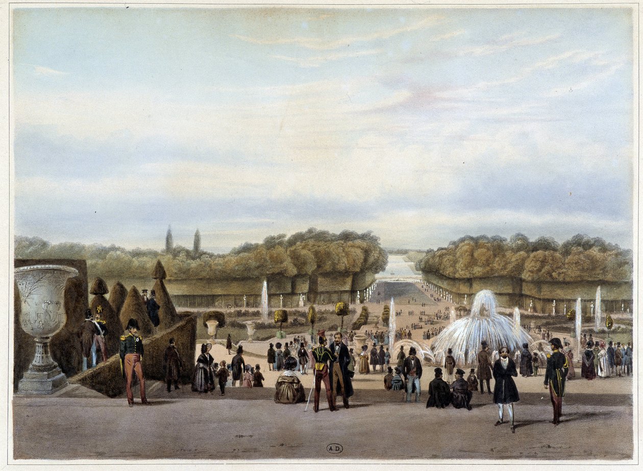 Versailles: a zöld szőnyeg – Jacottet & Benoist „"Párizsban és környékén" alkotó: Philippe Benoist