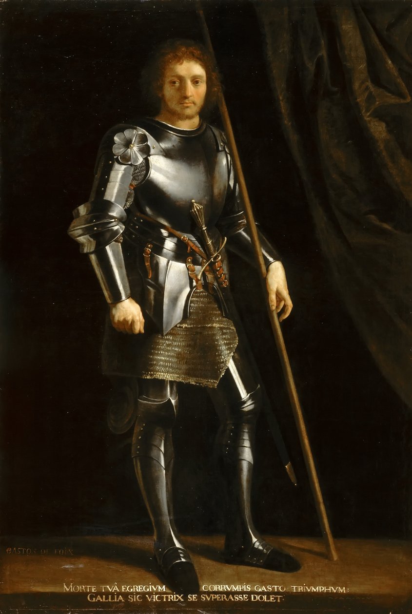 Gaston of Foix, Nemours hercege, harcos szent Giorgione után alkotó: Philippe de Champaigne