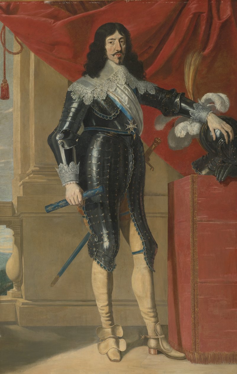 XIII. Lajos francia portré 1601-1643, 17. század első fele alkotó: Philippe de Champaigne
