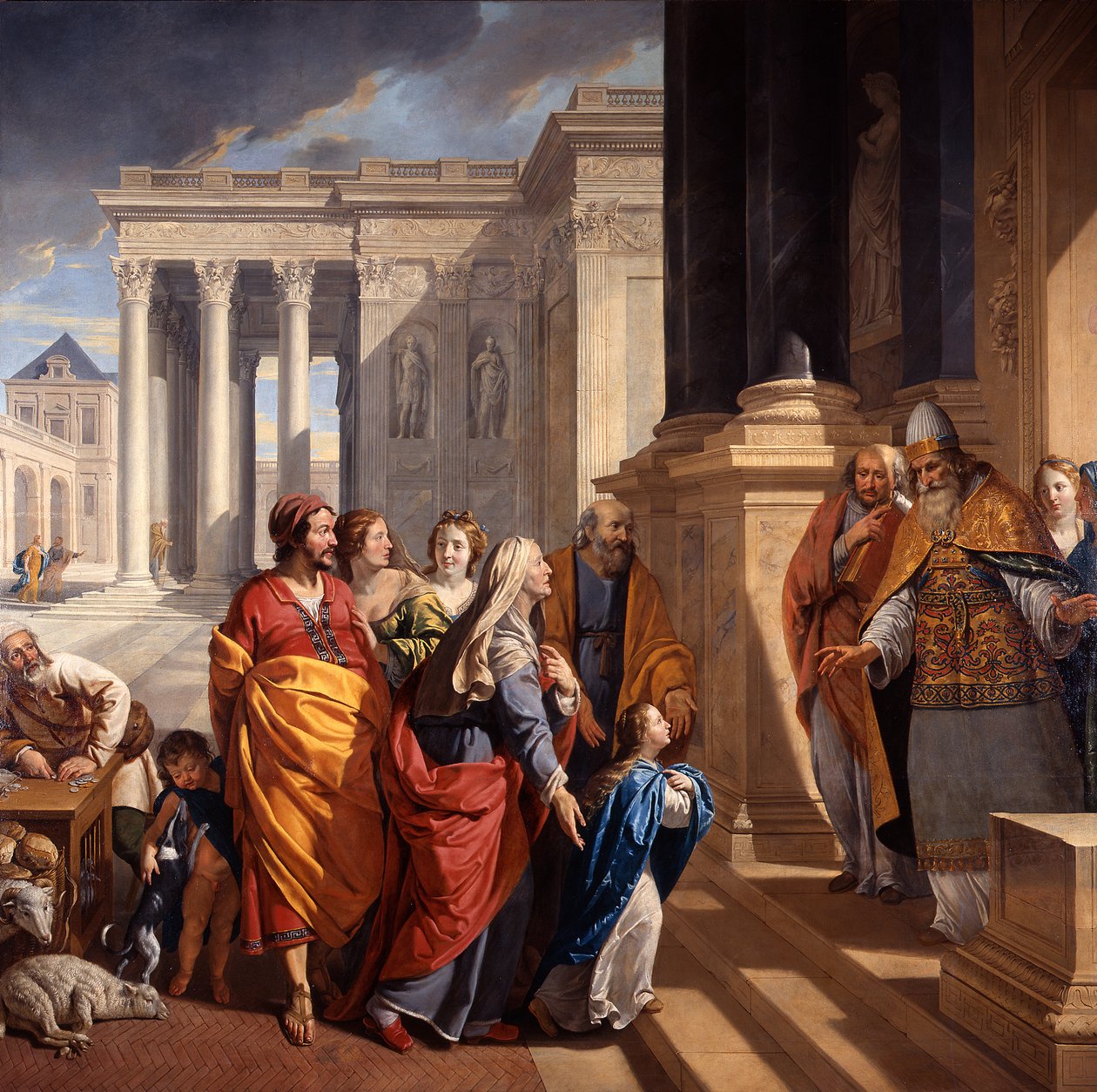 A Boldogságos Szűz Mária bemutatása, 1639-1640. alkotó: Philippe de Champaigne