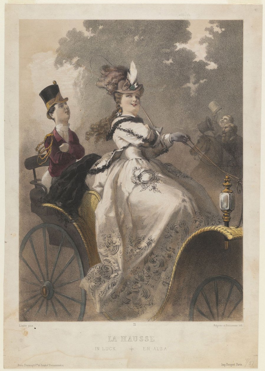 La Hausse In Luck, 19. század vége. alkotó: Philippe Jacques Linder