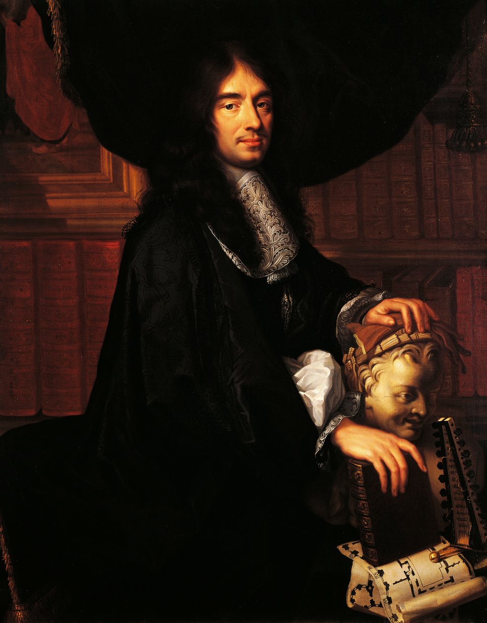 Charles Perrault portréja (Párizs alkotó: Philippe Lallemand