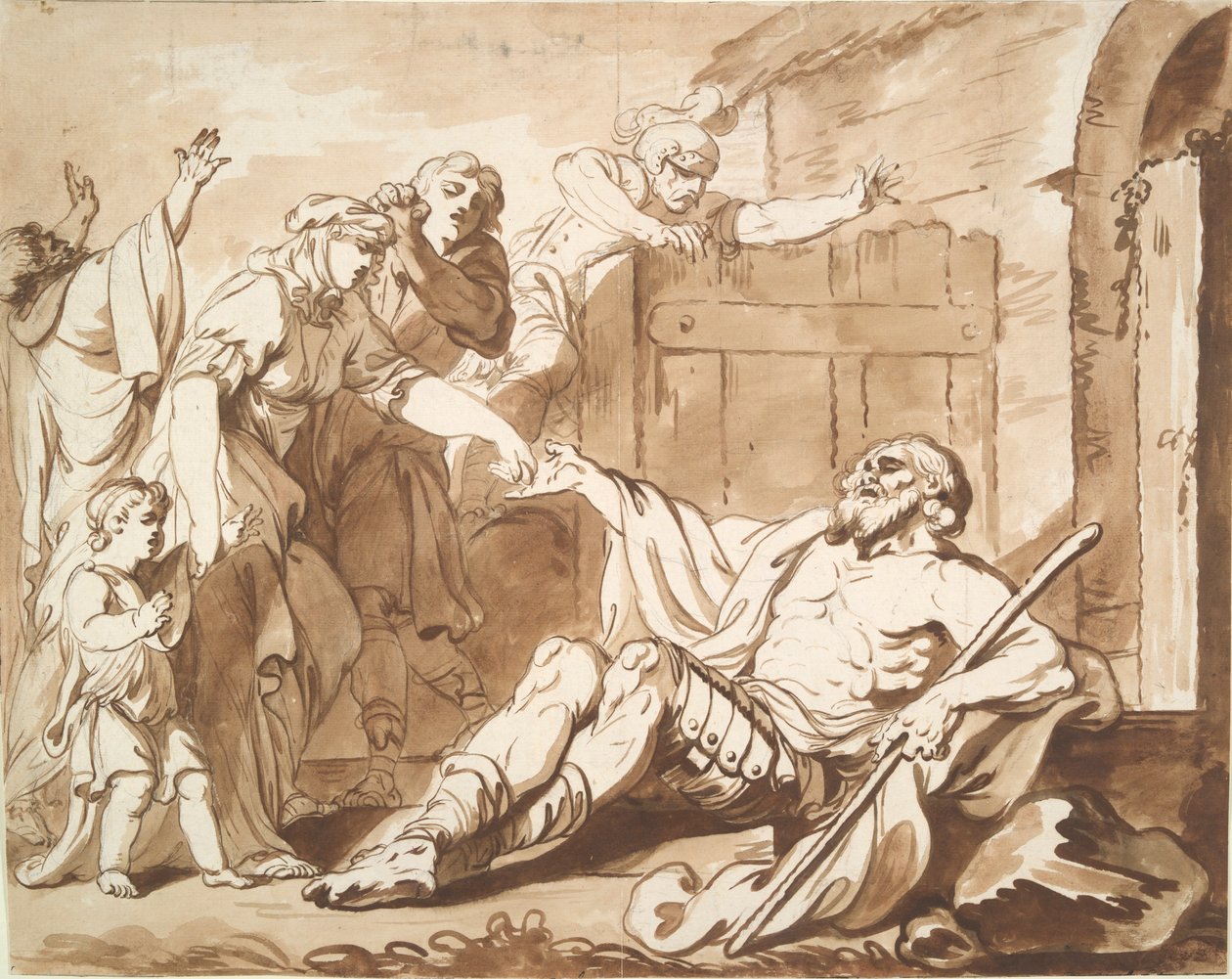 A vak Belisarius alkotó: Philippe Louis Parizeau