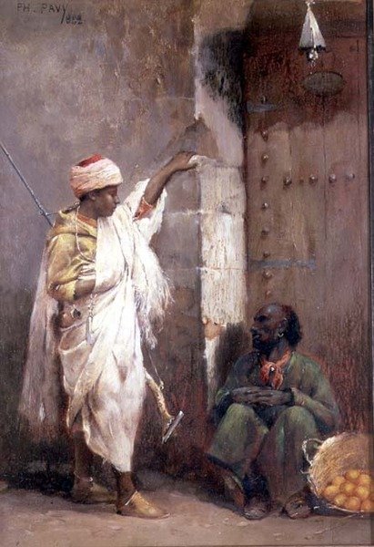 Egy narancsárus egy harcossal alkotó: Philippe Pavy