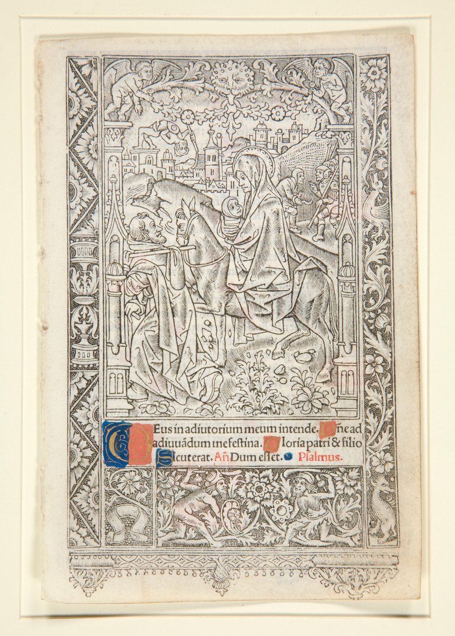 Repülés Egyiptomba, innen alkotó: Philippe Pigouchet